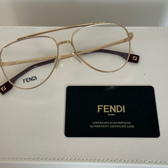 Aviator Reading Glasses Fendi - Picture 4 of 12